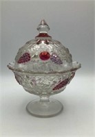 Indiana Glass Garland Pedestal Candy Dish