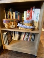 Longaberger Baskets, Cookbooks, Shelf