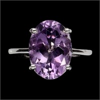 Oval Purple Amethyst 14x10mm Gemstone 925 Sterling