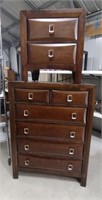 6 Drawer Dresser 38x18x50 &  Nighstand 26x27x17