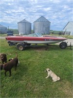 Boat, Motor, and trailer