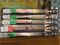 DVDS - Warehouse 13 Seasons 1-5 Shows