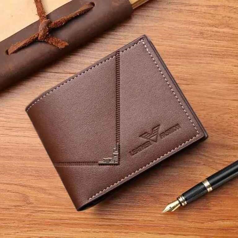 Fashion Men's Short Wallet With Card Slots Money t