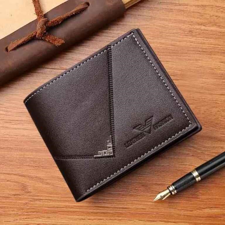 Fashion Men's Short Wallet With Card Slots Money t