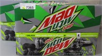 4x Diet Mountain Dew Zero Calorie Can 12 Oz, 12 Ct