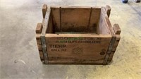 Very nice vintage wooden ammo box for 30 Cal
