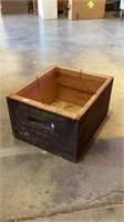 Large vintage wooden ammo box - does not include