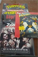 (5) Calendars- X-Men, Turtles & Zombies