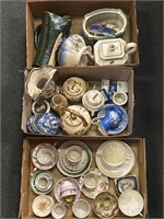 3 Boxes of mixed China and Pottery, some have