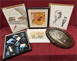 Lot of Signed Prints and Decorator Framed P
