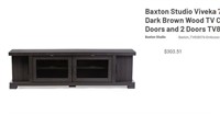 Baxton Studio Viveka Wood TV Cabinet