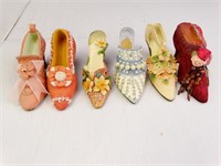 (6) Collectible Shoe Figurine Bundle