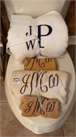 Towel bundle - Monogrammed JWP and JWM