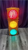 Vintage 46" Traffic Light