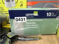 LEVITON SWITCHES RETAIL $40