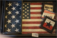 American Flag Trays with Coasters