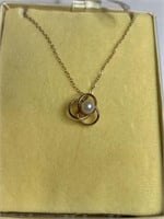 14K pearl necklace
