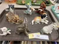 Tray: Animal-Form Goebel Figurines