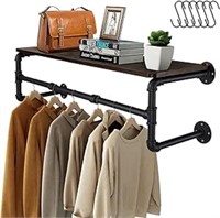 Greenstell Garment Rack, 41" Wall Mounted Clothes