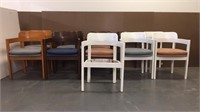 Lot of Various Upholstered Boling Chairs
