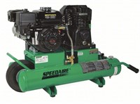 SPEEDAIRE Portable Gas Air Compressor: 1 Stage,
