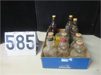 Assorted Snow Crest Bank Bottles & Others