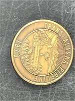 1976 Trans Alaska pipeline token