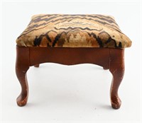 Upholstered top foot stool 8” x 14”