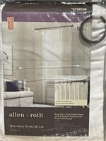 ALLEN ROTH RING TOP ROD POCKET PANEL 2PK RET. $30