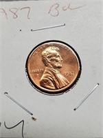 BU 1987 Lincoln Penny