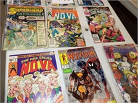 12) assorted vintage comic books