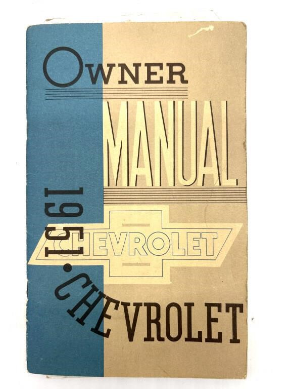 1951 Chevrolet Owner’s Manual