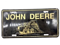 John Deere Metal License Plate