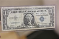 1957 Blue Seal $1.00 Star Note