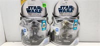 2pc STAR WARS CLONE WARS 2008 Action Figures