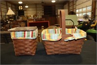 2 Longaberger Baskets - 2015 Tall Tissue with
