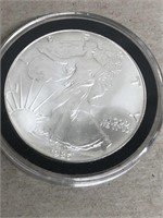Silver 1986 1 ounce liberty one dollar coin