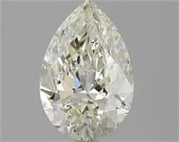 Gia Certified Pear Cut 2.03ct Si2 Diamond
