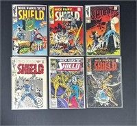 6 Nick Fury Agent of Shield Comics Books