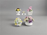 Vtg Bone China Bouquets, Aynsley & More!