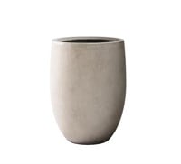 KANTE 21.7"H Weathered Concrete Tall Planter