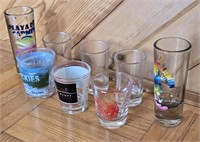 LOT OF VINTAGE COLLECTIBLE SHOTGLASSES