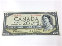 $20 Canada Devils Face , Coyne/towers Au
