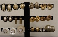 Vintage Giovanni Earrings Signed Gold Tone & More