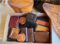Flat Vintage Leather Wallets