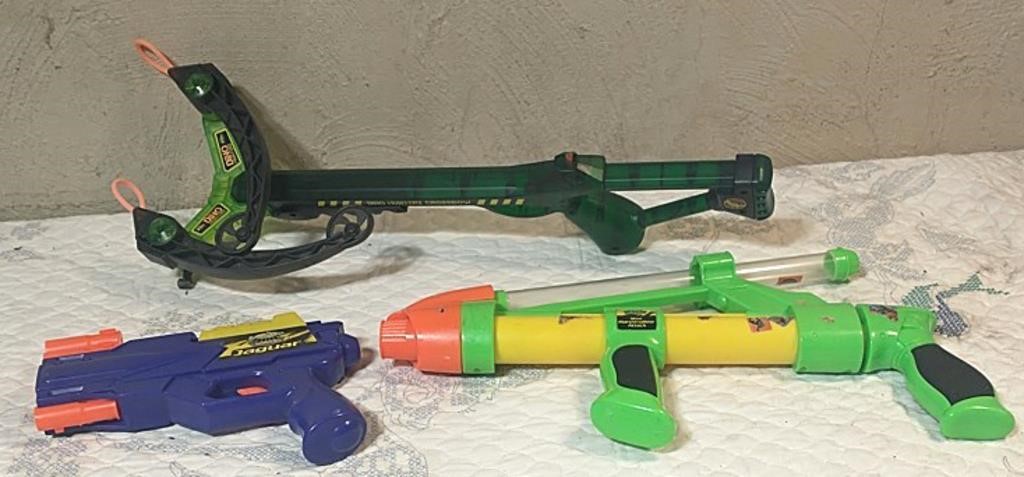 3 Nerf-type Guns