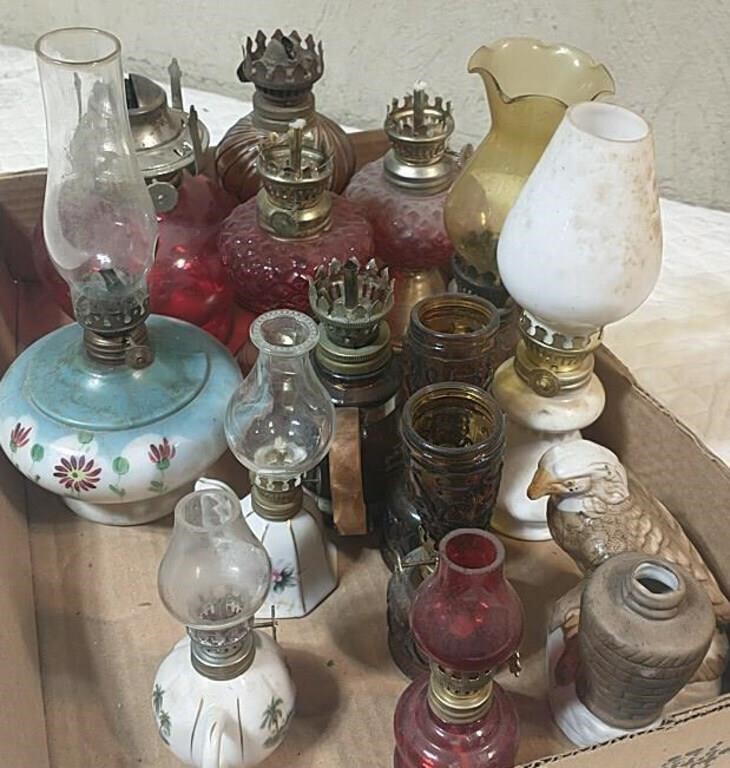 14 Small Oil Lamps