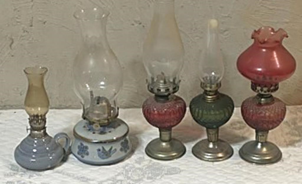 5 Oil Lamps