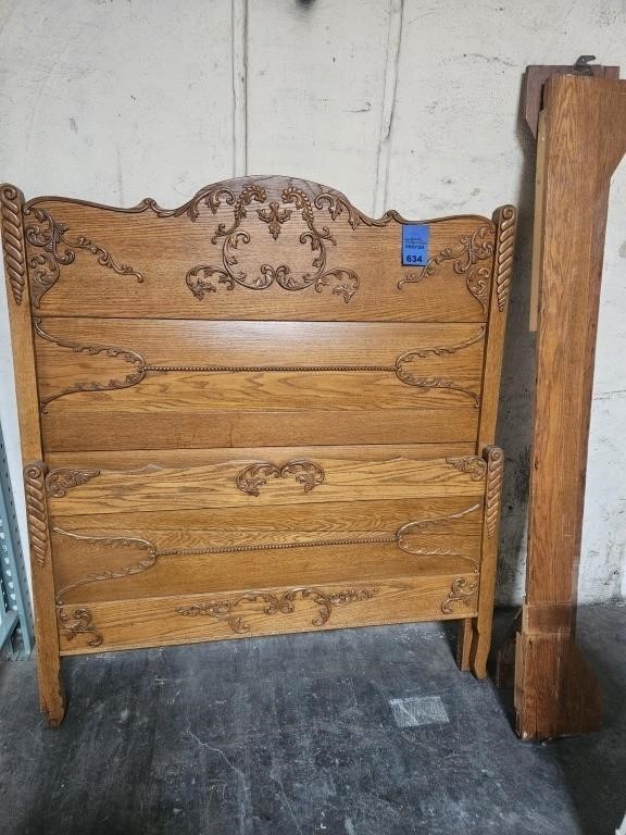 Vintage Full Size Headboard / Footboard