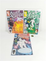 3 comics "Silver Surfer" #5, 6, 7, 1987-88